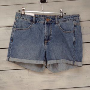 & Denim Women's Cuffed Jean Shorts - 13 inch-SZ 8